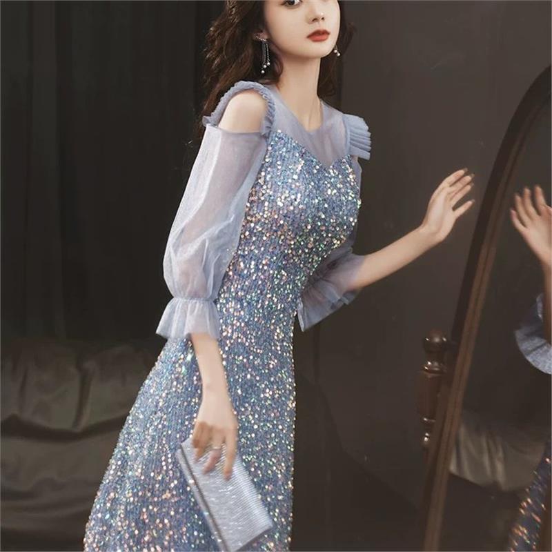 法式晚礼服女2025新款小个子生日派对宴会高级感平时可穿高端轻奢