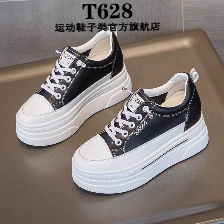 T628内增高小白鞋女款2025