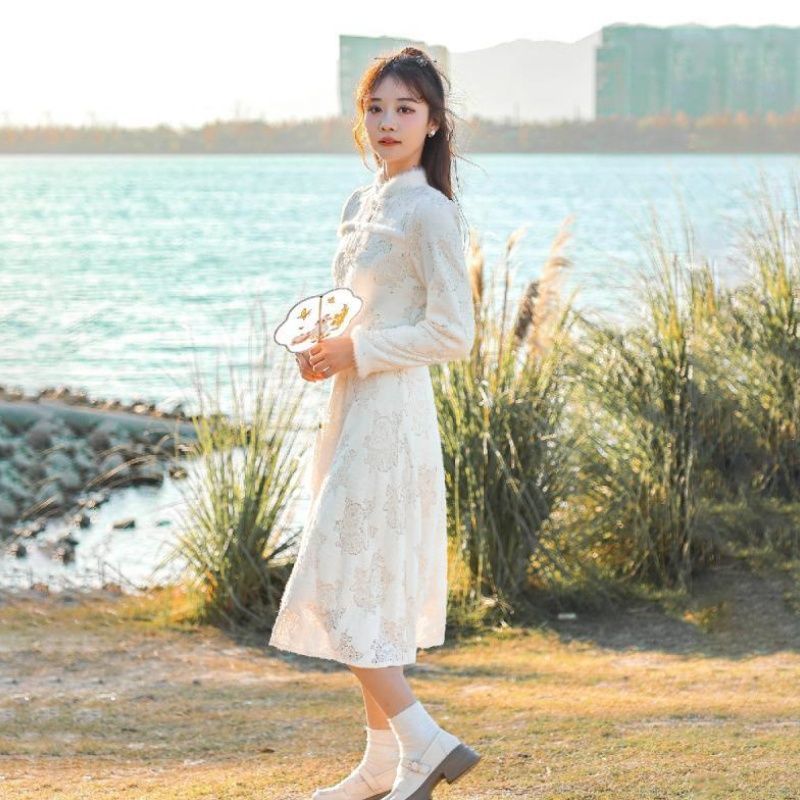 新中式轻国风设计感加绒厚