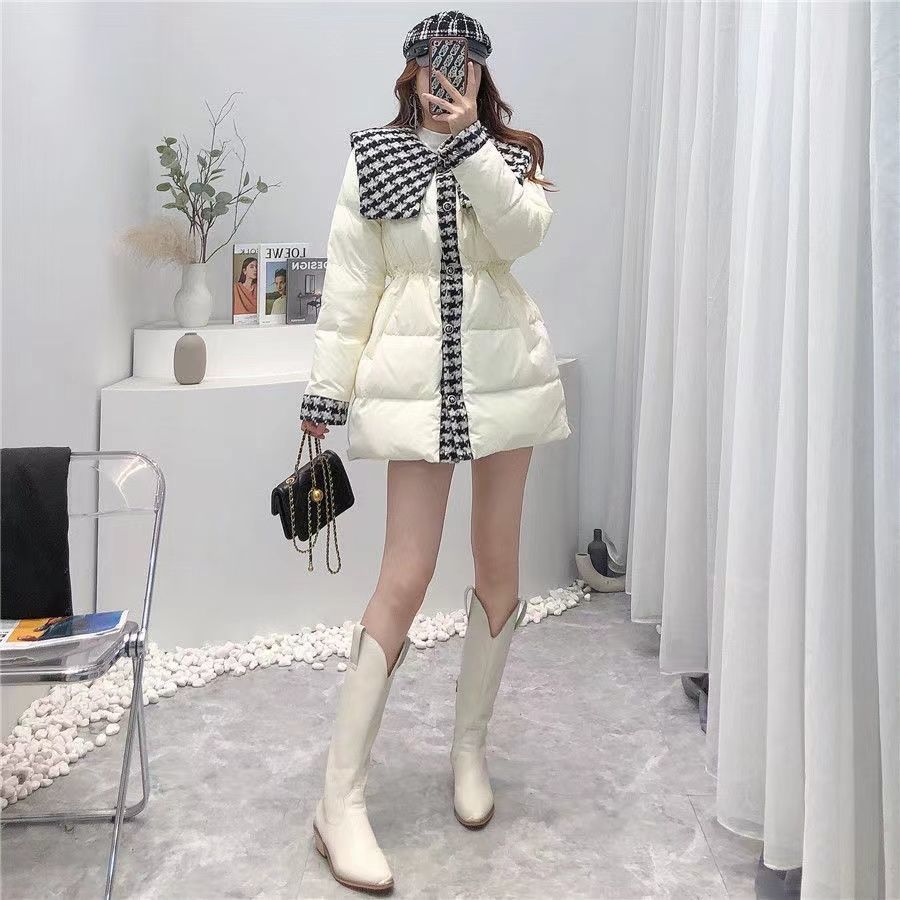 棉衣女微胖M冬季新款韩版