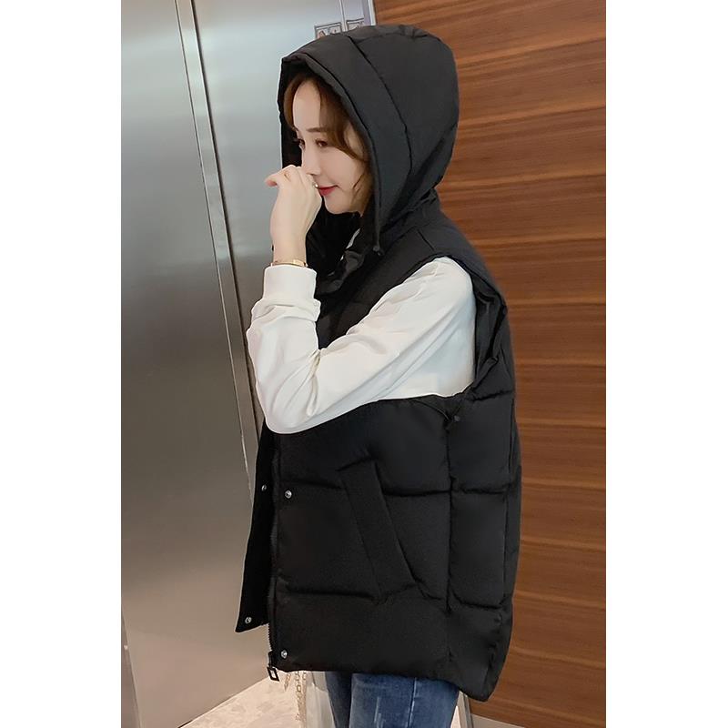 2025秋冬新款连帽羽绒马甲