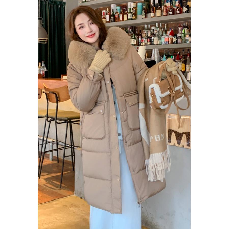 2025新款棉服长加厚保暖防