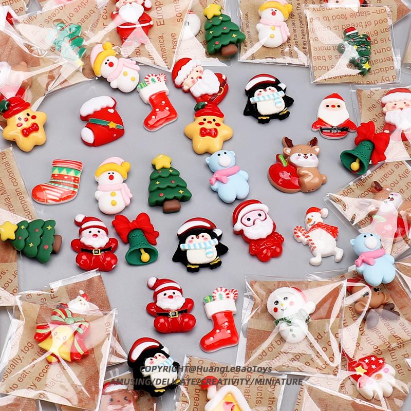 圣诞节迷你圣诞老人冰箱磁贴