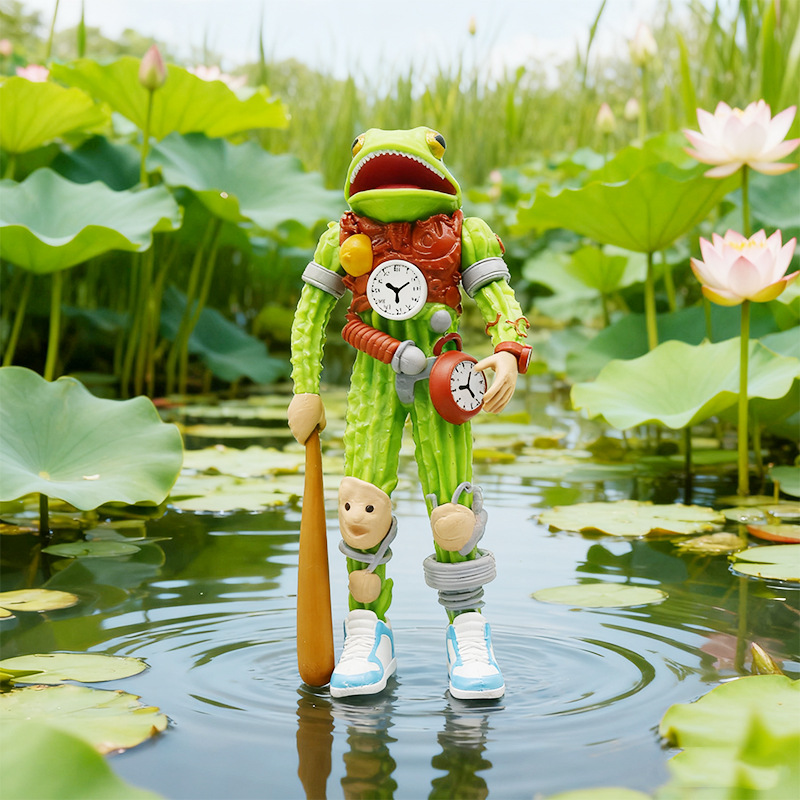 AI外国山海经咖啡忍者木棍人