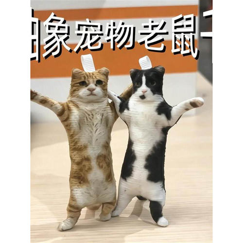 猫咪老鼠干抽象仓鼠宠物老鼠干明星卡通人物玩偶制作