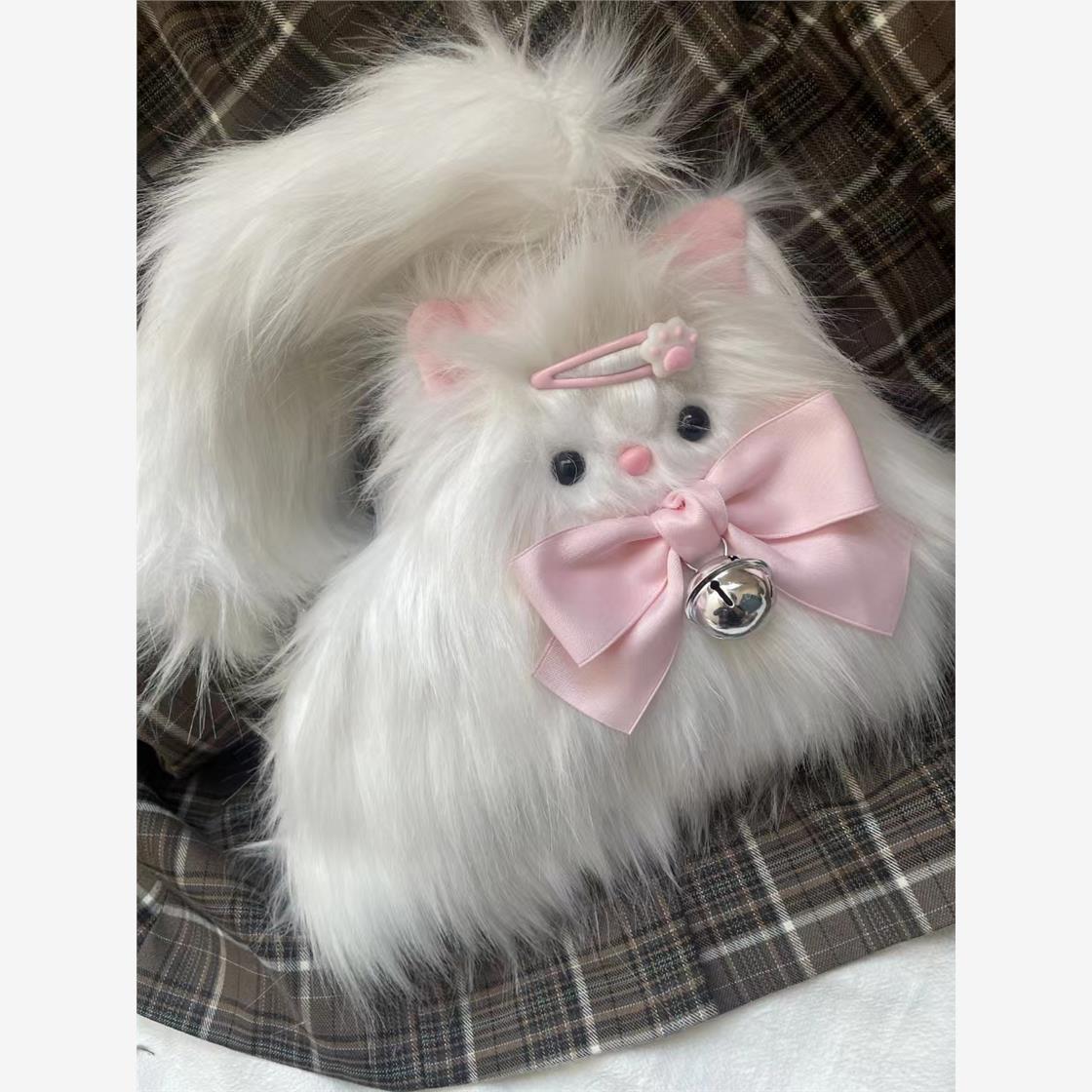 小猫咪毛绒包包女可爱甜