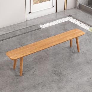 全实木长凳现代简约家用p长条凳餐厅长椅餐厅客厅长板凳1144/1142