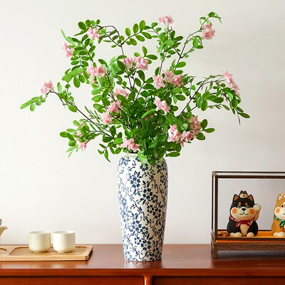 洋槐花仿真花客厅餐桌植物假花插花摆设仿生绿植造景装饰花艺摆件
