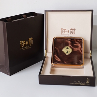 海参包装盒一斤高档花梨木盒塑料透明内胆大连淡干货食品礼品盒子