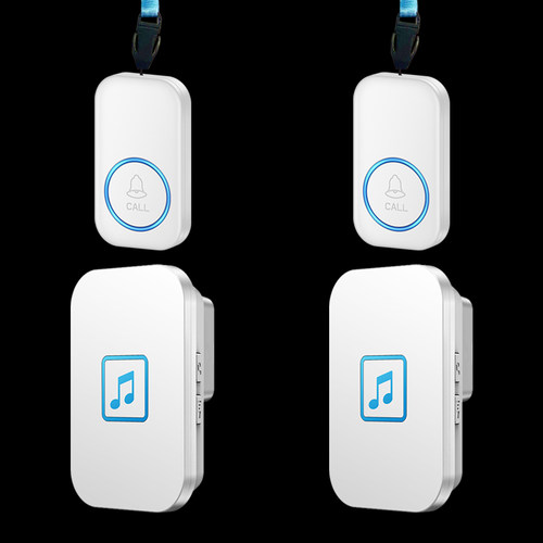 二拖二家用无线老人一键紧急呼叫器家用求助P器老人无线遥控门铃