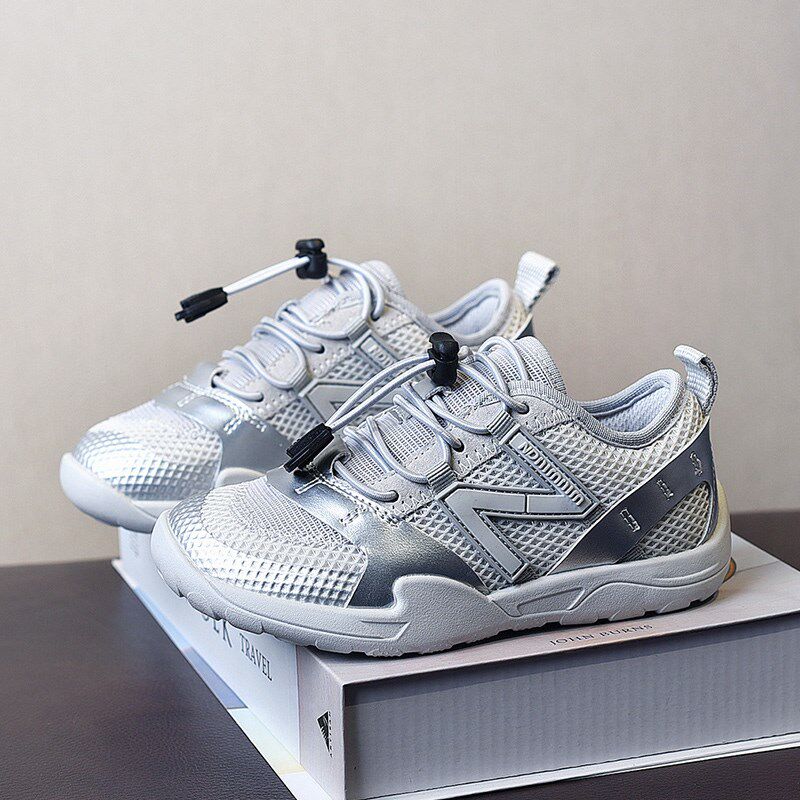 轻便软底大男童运动鞋子2025春夏季新款女宝板鞋中小儿童透气跑鞋