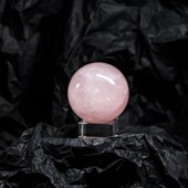 KIK天然粉水晶球高频能量原石转运摆件增强魅力吸引桃花旺人缘