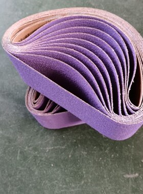 鹿牌砂带100*610坡口机楼梯扶手不锈钢锋利耐磨耐用紫色