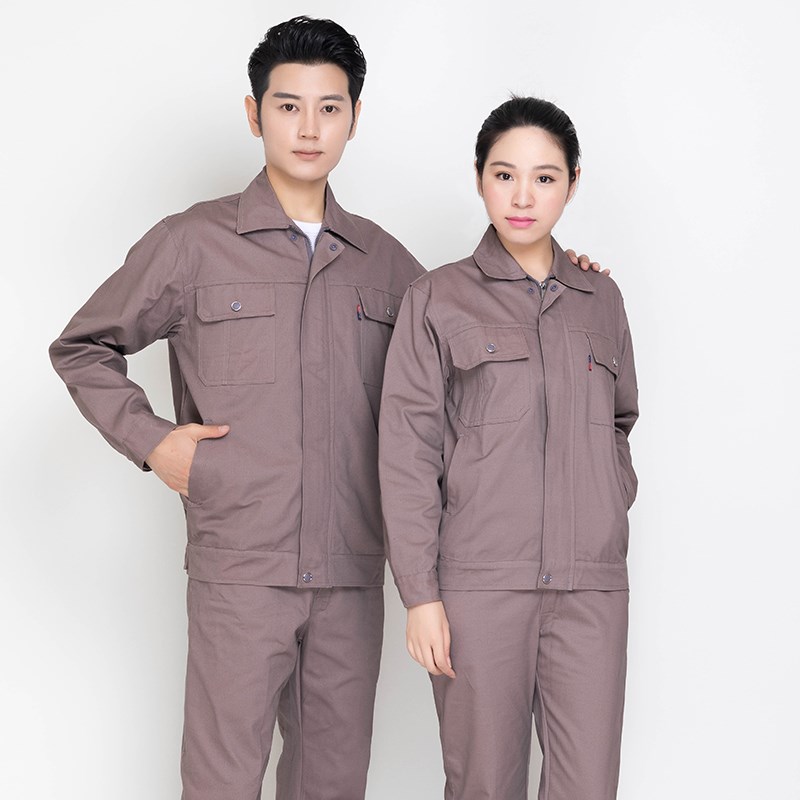 长袖工作服套装春秋劳服男工人工厂耐磨工程服加厚电焊汽修服