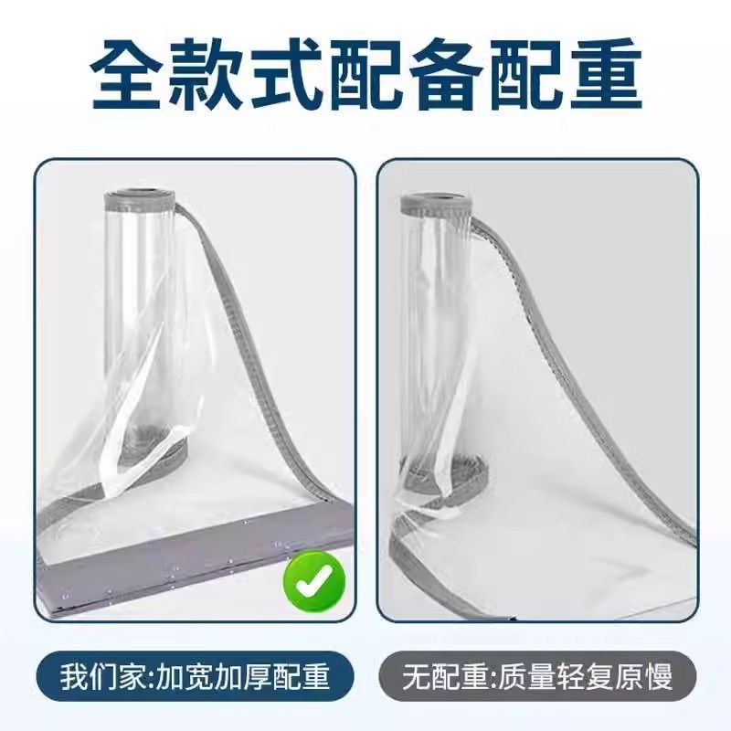 门帘2025新款高档空调隔断帘磁吸软门帘遮挡帘店铺商用透明皮帘子