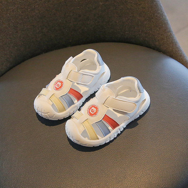 女宝宝凉鞋夏季防k滑软底小童鞋1一3岁2婴幼儿学步鞋凉鞋男童鞋子