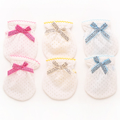 防抓新生儿宝宝防抓脸0 12个月小透气新生护手 夏季 婴儿手套薄款