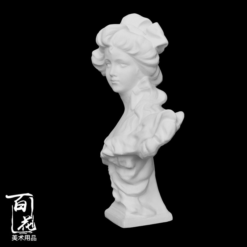 西洋少女石膏雕塑美术绘画摆件素描静物家具装饰摄影背景装饰