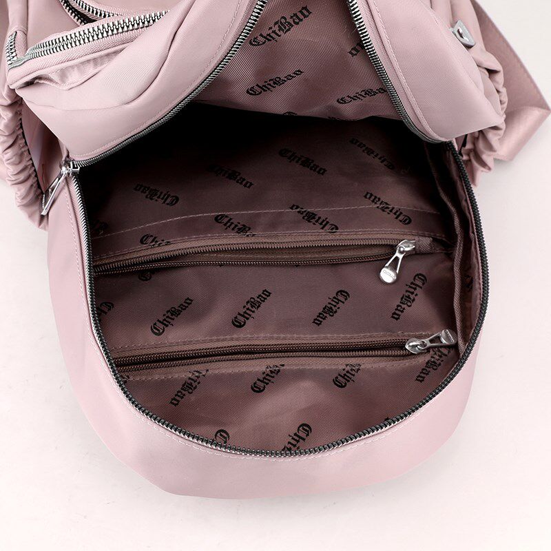 2024新款女士休闲时尚双肩包女牛津布小背包包旅游轻便旅行大容量