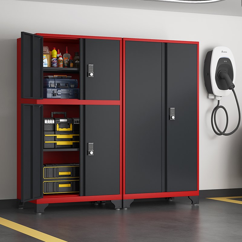 车位储物柜地下车库柜地库收纳柜站脚防潮防盗带锁杂物收纳工具柜