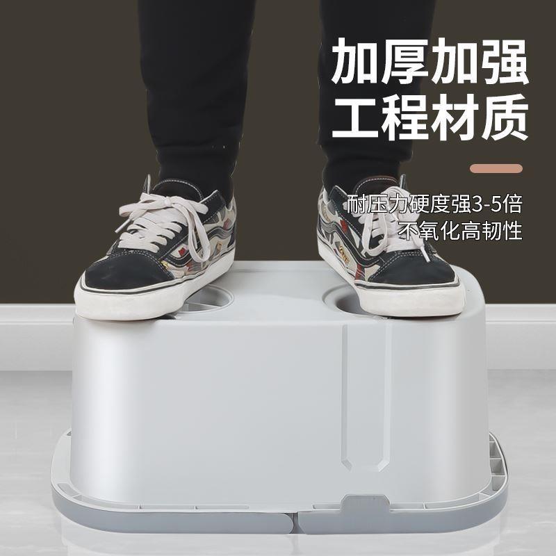 旋转式加厚拖把桶家用拖布地拖自动脱水甩干懒人墩布桶长方形新款