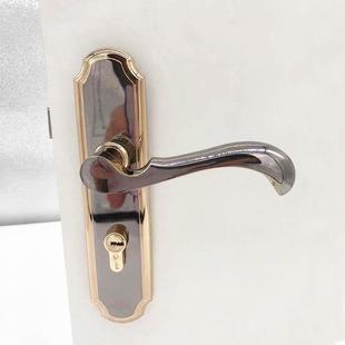 老式 门锁家用通用型门把手室内卧室锁具房门木门房间手柄套装 静音