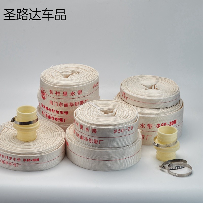 农用消防浇地水带灌溉水泵帆布水管软管高压家用1/2/3寸塑料抽水