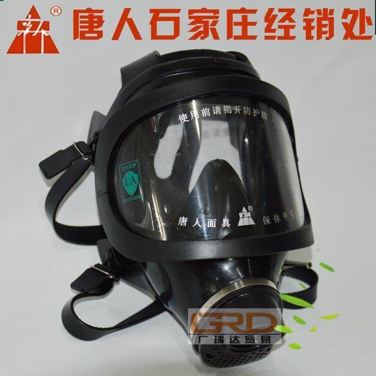 唐人TF6D大视野防毒面具w面罩防甲烷一氧化碳二氧化硫氯气酸性气