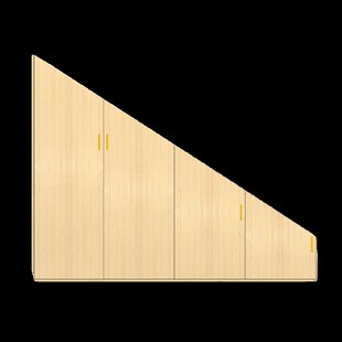 楼梯柜定制楼梯下储物柜三角形衣柜抽拉式收纳柜展示货柜货架