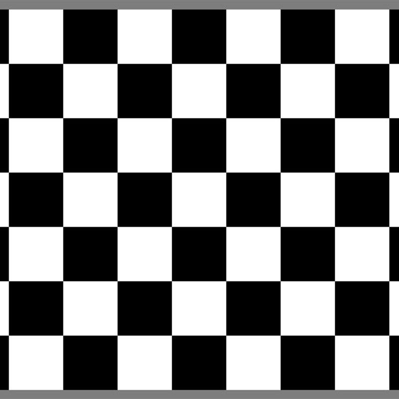 棋盘格校准板畸变板黑白格校验板防水加厚哑光双面图案