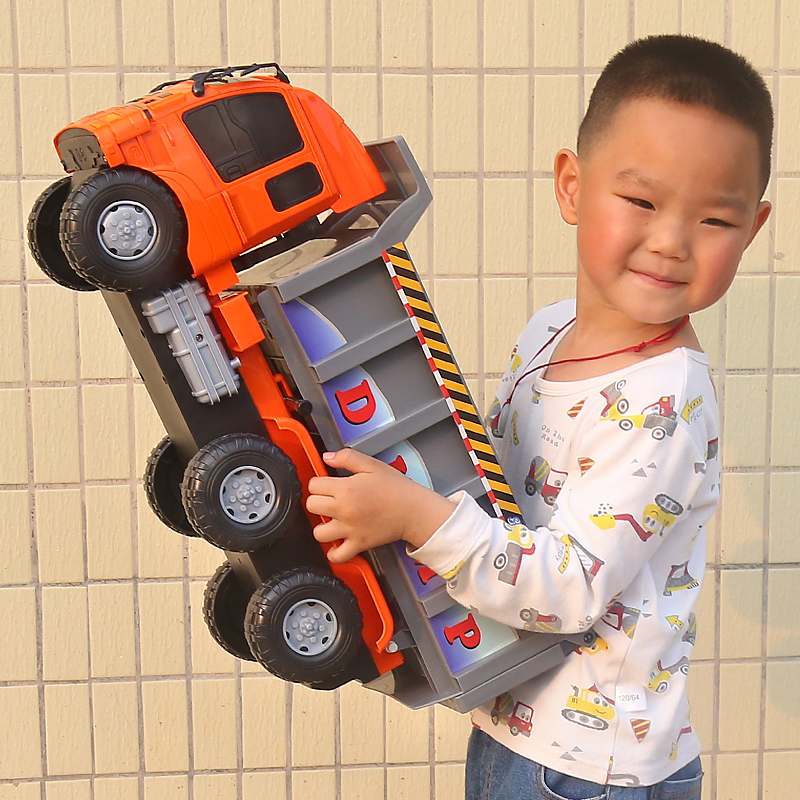 翻斗车玩具大号工程车卡车儿童运输车男孩汽车宝宝2货车玩具车3岁