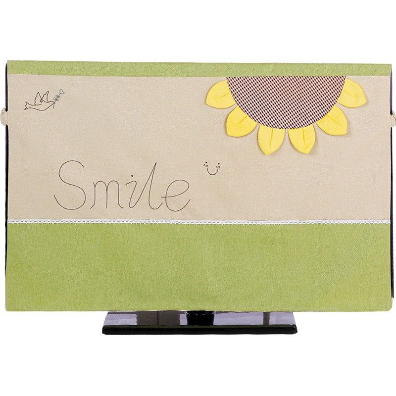 电视罩55寸电视机套子防尘罩液晶50英寸布艺挂式电视机罩42寸盖布