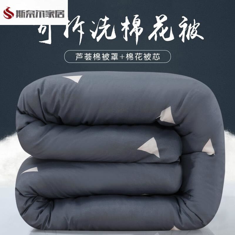 120x200冬被小棉被一米二冬天棉200230被芯背子棉被被子1.8x2米