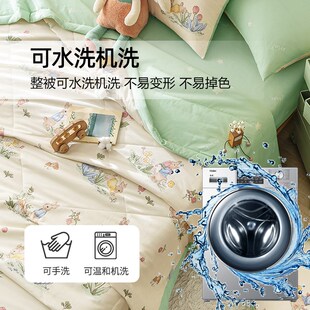 全棉纯棉夏凉被空调被单人学生夏季 薄被子被芯儿童夏天可机洗夏被
