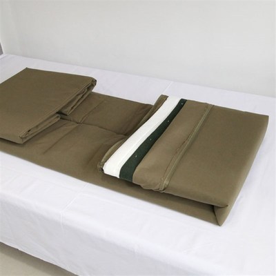 内务被标兵帆布定型被压实叠好帆布被芯豆腐块模型被子军绿色棉被