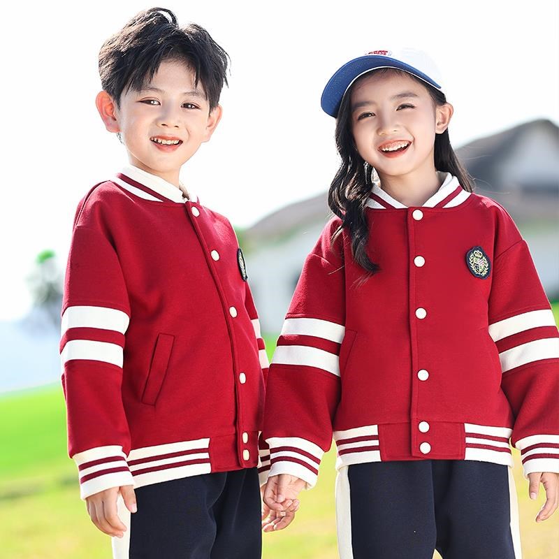 小学生校服三件套装班服儿童运动棒球服秋季新款幼儿园园服春秋装