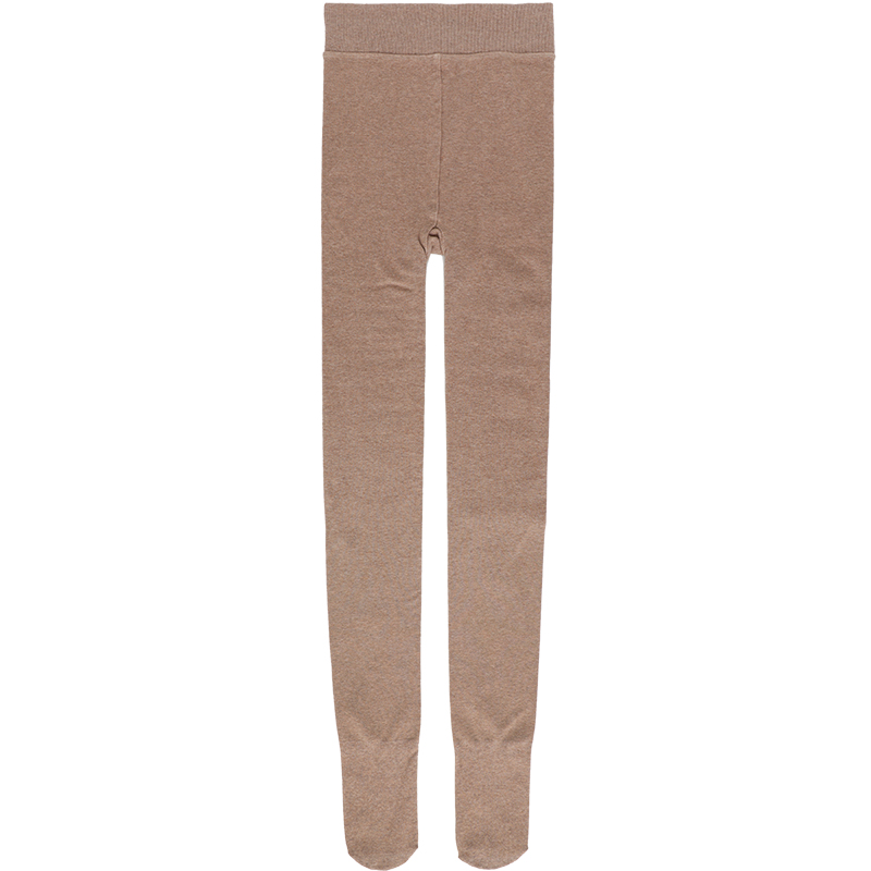 日系咖啡色薄绒连袜打底裤女秋冬加绒加厚棉哑光连裤袜保暖微压