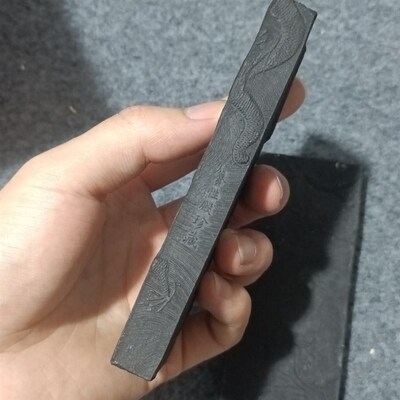 龙德油烟墨2条75元,每条约120克胡开文墨厂徽墨墨条文房四