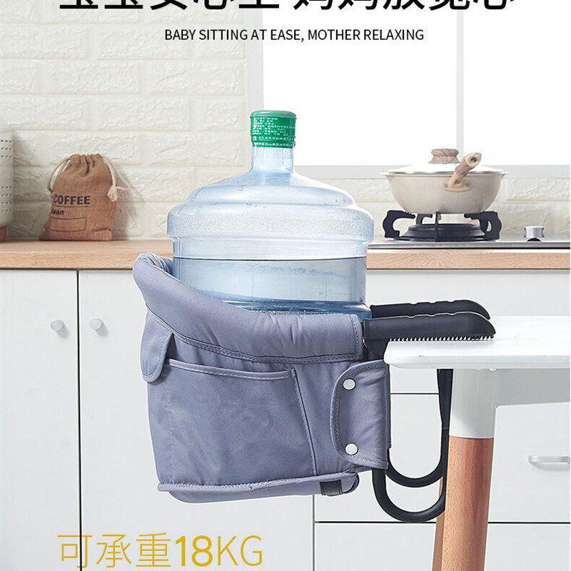 儿童吃饭餐椅便携式婴儿餐桌椅 宝宝桌边餐椅 桌边椅折叠椅可携带