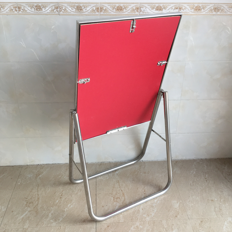 折叠广告牌不锈钢立牌门口指示牌酒店水牌展示架导向牌商用场户外