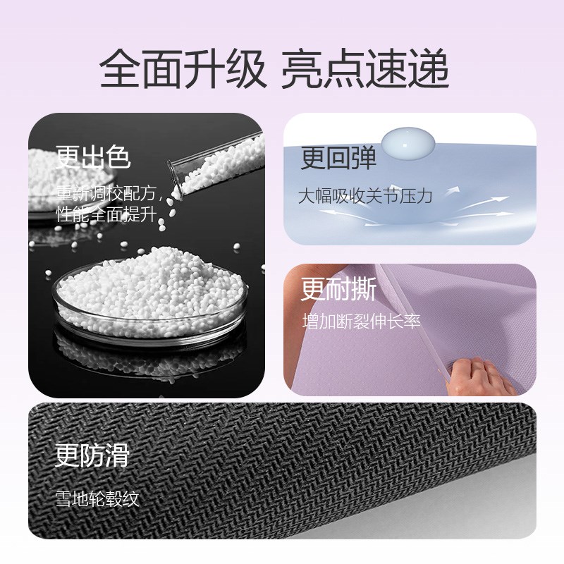 室内跳绳减震垫圆形跳操地垫家用静音防滑瑜伽垫健身运动地毯隔音