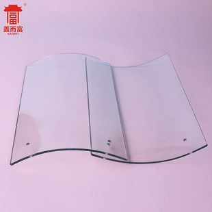 老式玻璃瓦农村亮瓦小青瓦透明瓦水沟透光仿古屋顶玻璃钢瓦采光