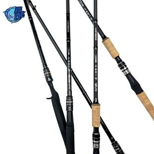 雷强竿打黑超硬雷强杆XXH重雷单锚杆路亚竿黑鱼竿直柄枪柄竿