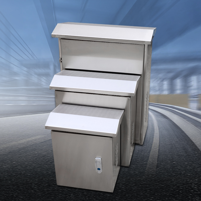 不锈钢户外配电箱户外控制箱监控箱网络机柜网络控制柜防水配电箱