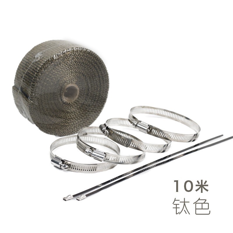 摩托汽车排气管隔热p布防芭蕉带芭蕉布隔热布防火布防烫布耐热