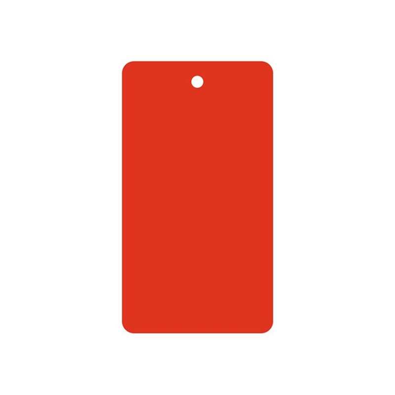 新品彩色塑料卡片白色PVC空白吊牌A黑色价格牌防水圆形标签挂牌可