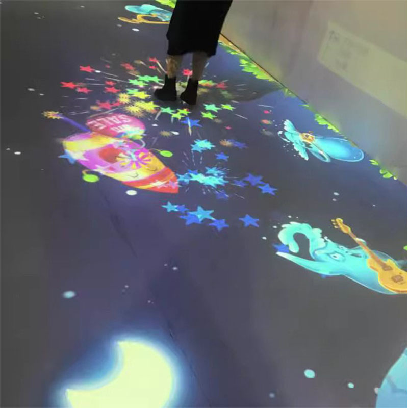 主题乐园互动投影 墙面地面投影 多种玩法全息主题