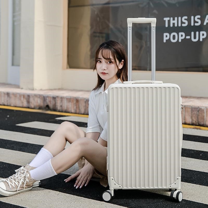 加厚大容量拉杆箱24寸时尚小清新行李箱2/8开旅行箱登机箱万向轮