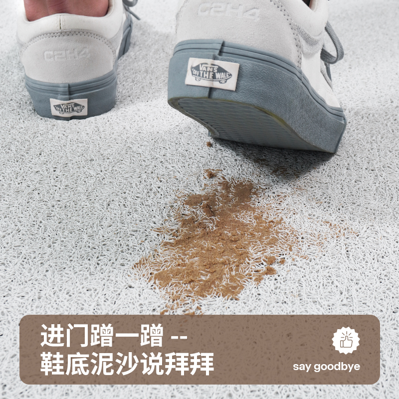 入户门进门地垫玄关大门口门w垫脚垫PVC耐磨除尘家用进户丝圈地毯