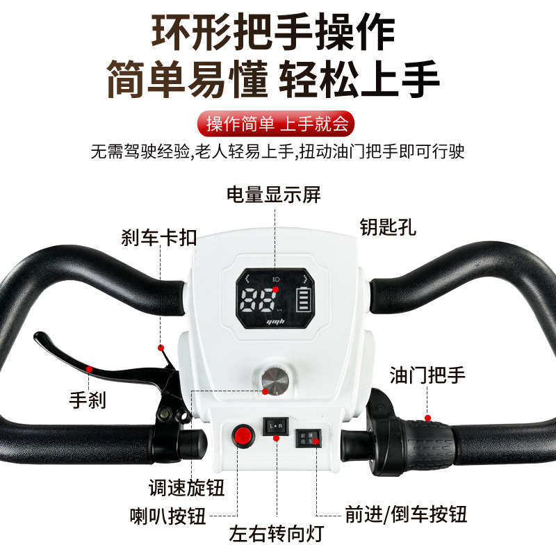 小巴士新款M3老年人代步车四轮电动车女士小型接送孩子带棚电动车